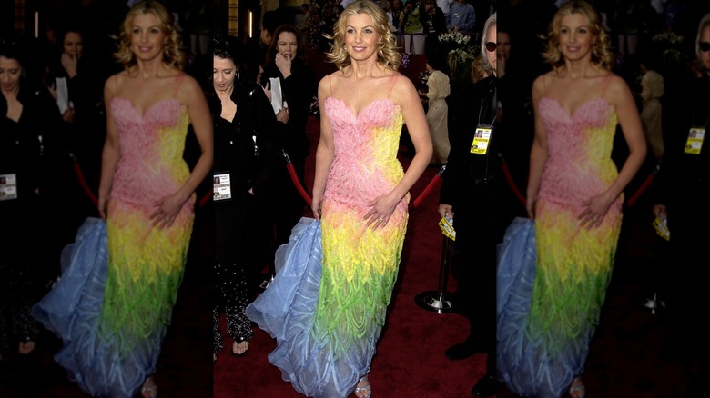Faith Hill on the red carpet at The 74th Annual Academy Awards