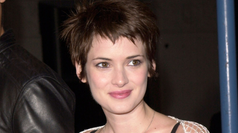 Winona Ryder with a pixie cut
