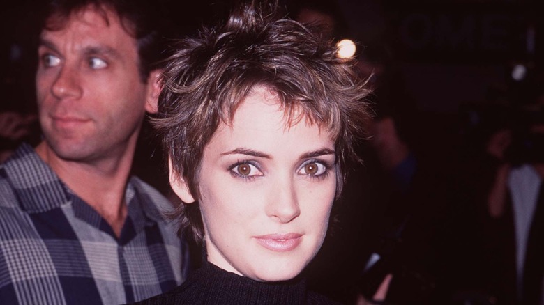 Winona Ryder at the "Alien: Resurrection" premiere in 1997