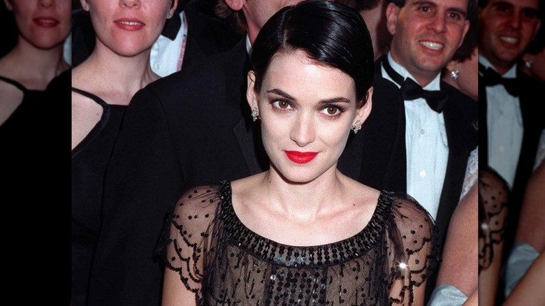 Winona attending the 1997 Vanity Fair Oscar Party