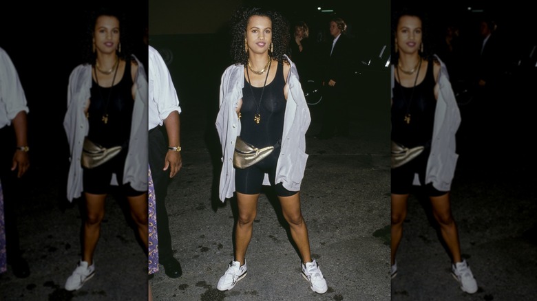 Neneh Cherry attends the 1989 MTV Video Music Awards, held at the Universal Amphitheater in Los Angeles, California, United States, 6th September 1989