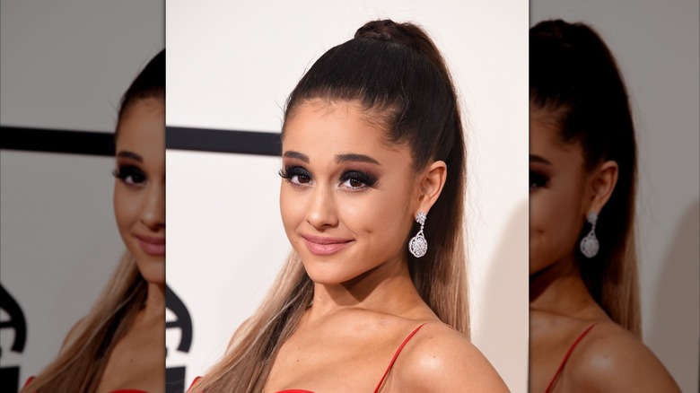 Ariana Grande attends The 58th GRAMMY Awards at Staples Center on February 15, 2016