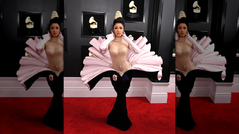 Cardi B posing on the red carpet