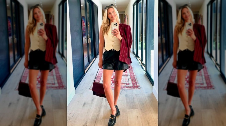 ali larter taking a selfie in september 2024