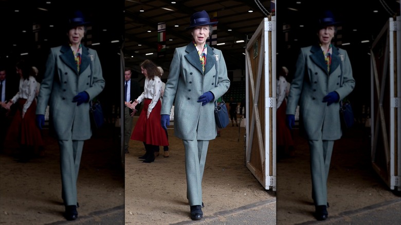 Princess Anne visits the Riding for the Disabled Association (RDA) National Championships in 2024