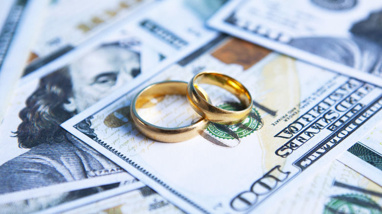 Wedding bands and money