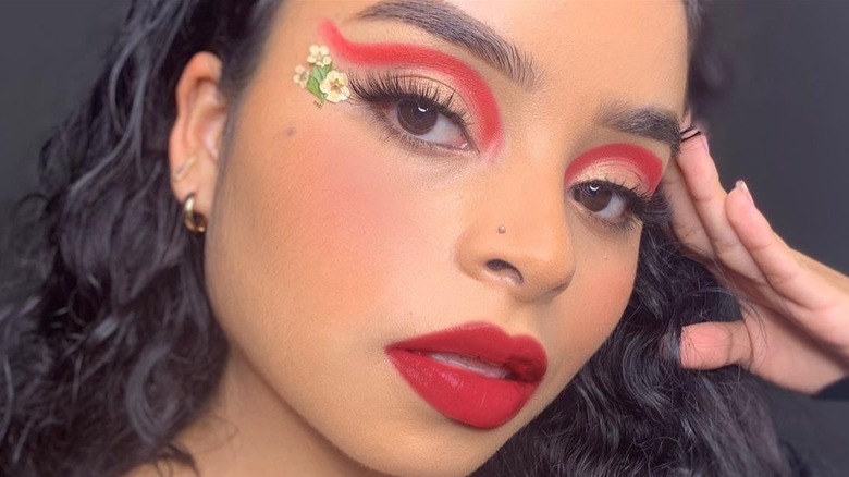 Pop Of Red Into Your Makeup Looks