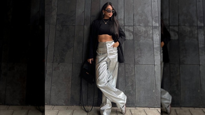 Silver pants