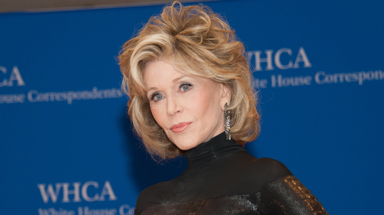 Jane Fonda posing