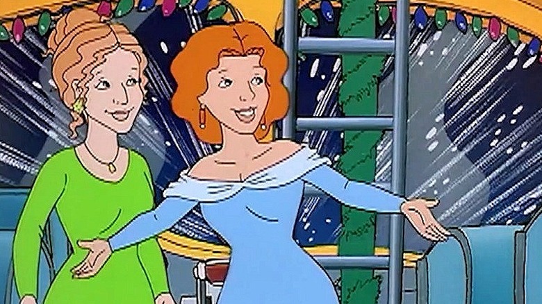 Ms. Frizzle and Murph in "The Magic School Bus Holiday Special"