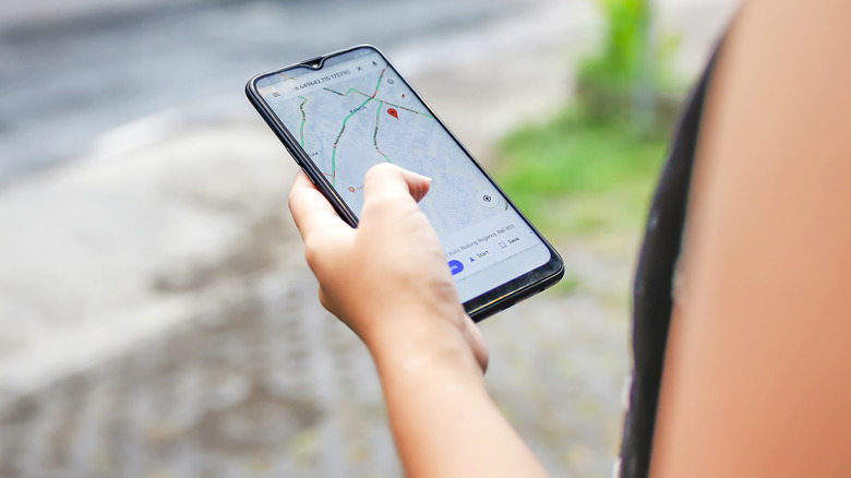 Google maps on phone