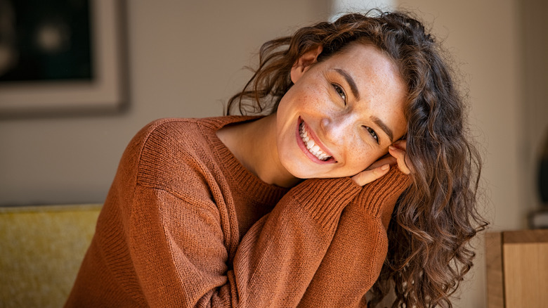 smiling woman