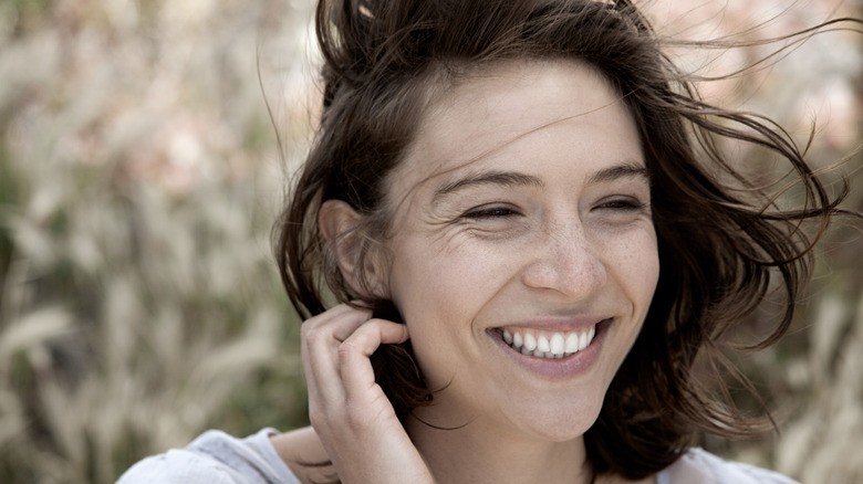 smiling woman