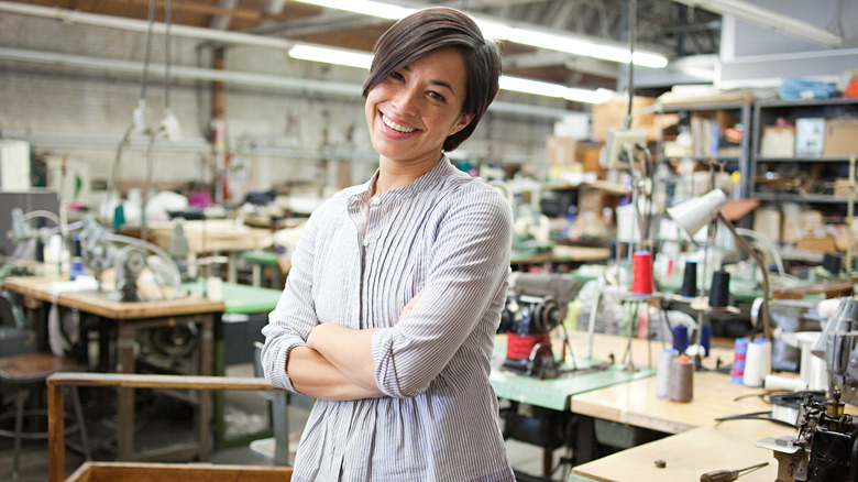 smiling woman