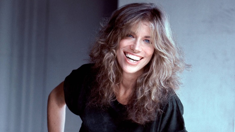 Carly Simon smiling in the 1970s