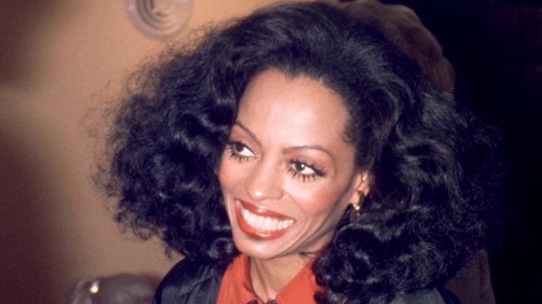 Diana Ross smiling in 1975
