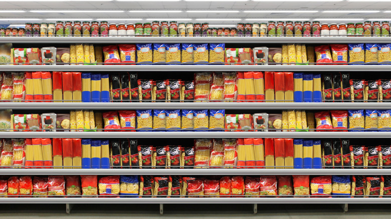 Pasta aisle