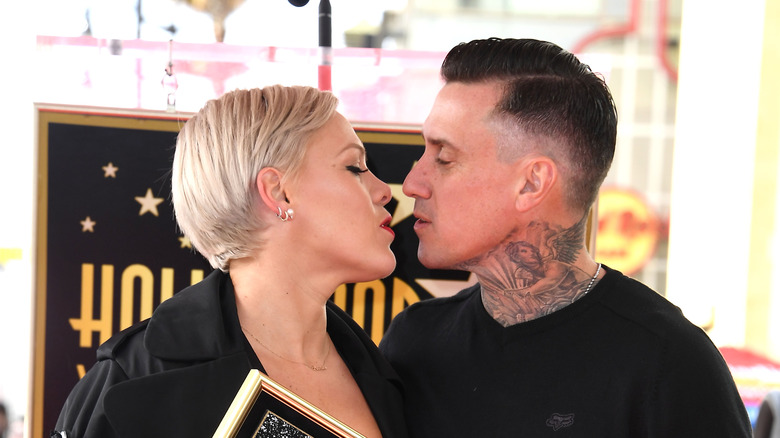 Pink and Carey Hart
