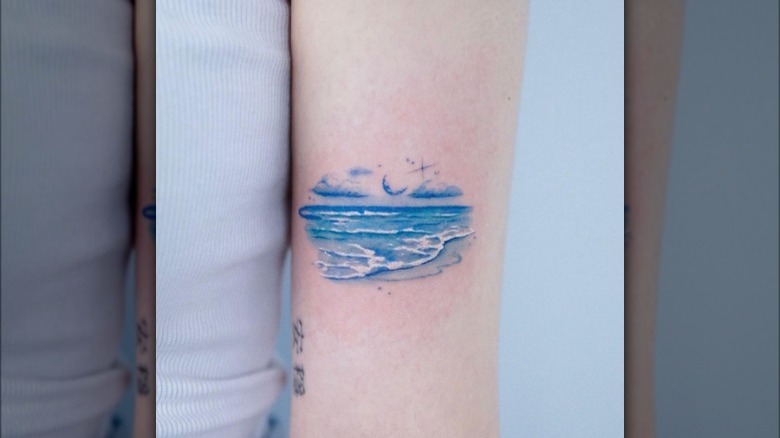 Ocean tattoo