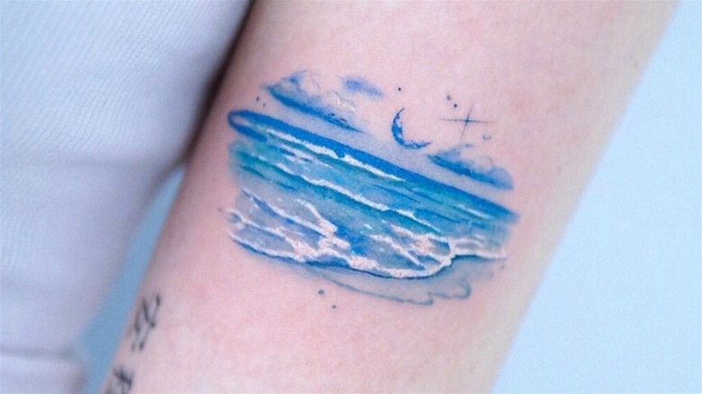 Waves Tattoo | Temporary Tattoos Tagged 