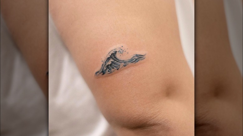 Wave tattoo