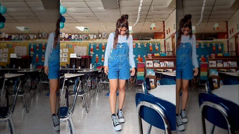 woman in classroom