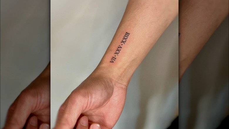 Date tattoo