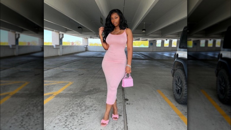 Pink dress