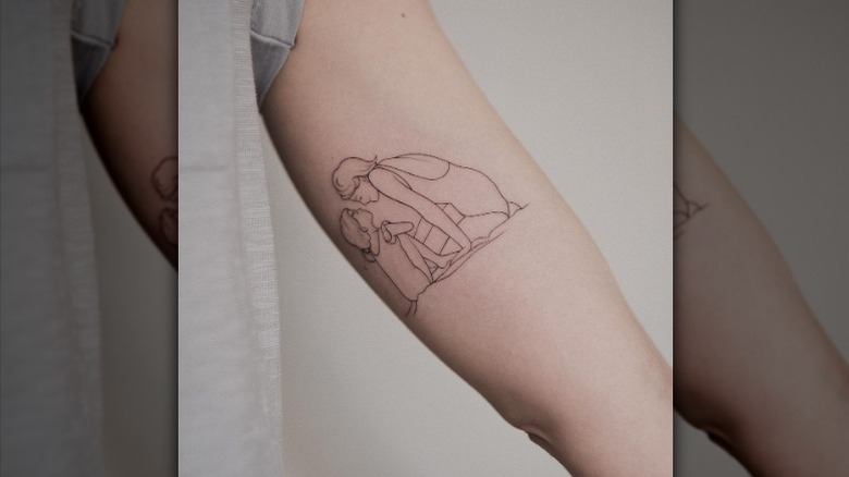 Mother/daughter tattoo