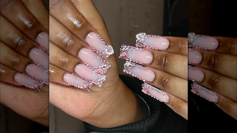 Jewelled nails