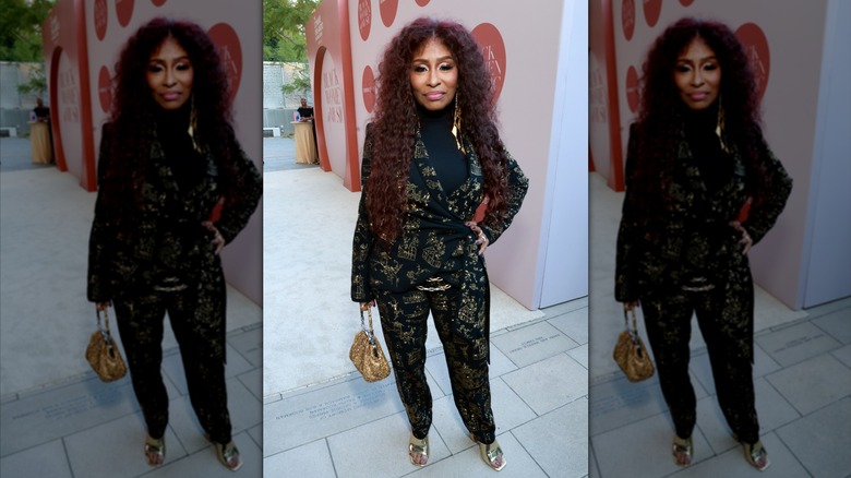 Chaka Khan on the red carpet