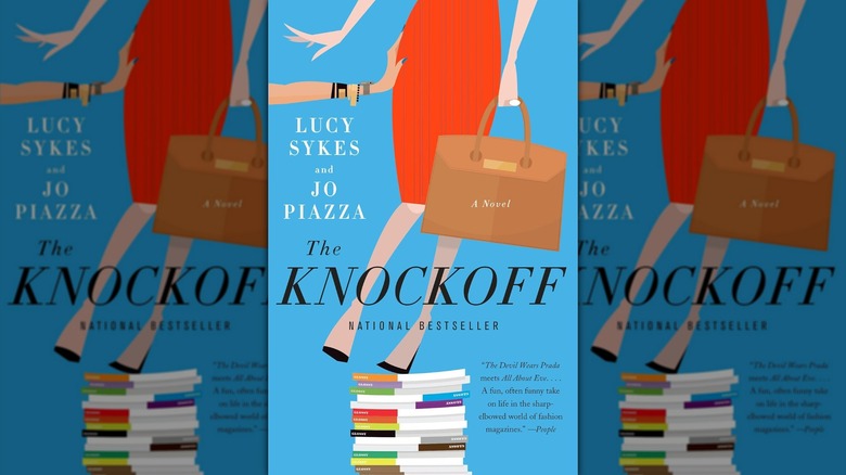 The book cover of "The Knockoff" by Lucy Sykes and Jo Piazza