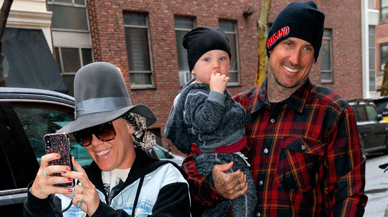 Pink and Cary Hart in NYC in 2018