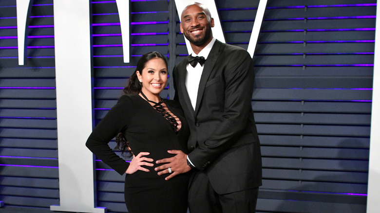 Vanessa and Kobe Bryant at the Vanity Fair party 2019