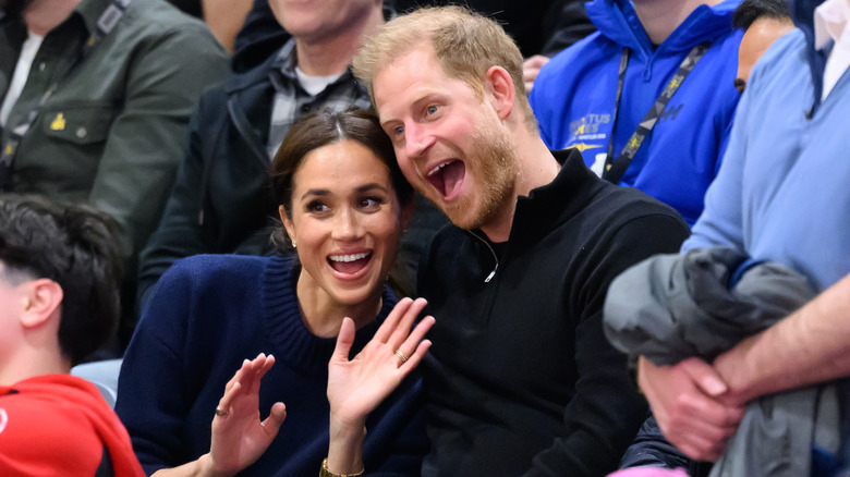 Meghan and Harry Sussex at the 2025 Invictus Games