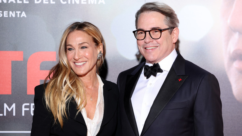 Sarah Jessica Parker and Matthew Broderick attend the 42nd Torino Film Festival 2024 Opening Red Carpet on November 22, 2024