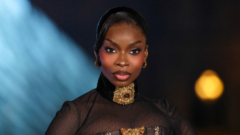 Olandria Carthen with bright pink blush