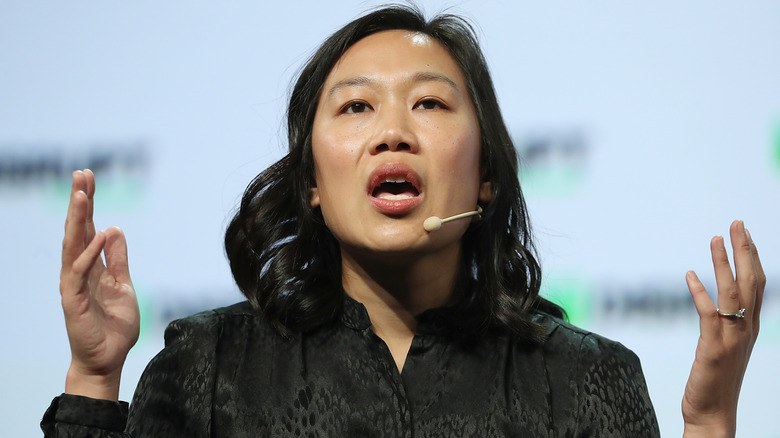 Prisicilla Chan speaking at an event