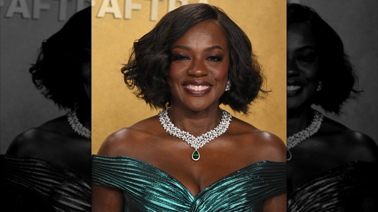Viola Davis smiles on the red carpet in 2026