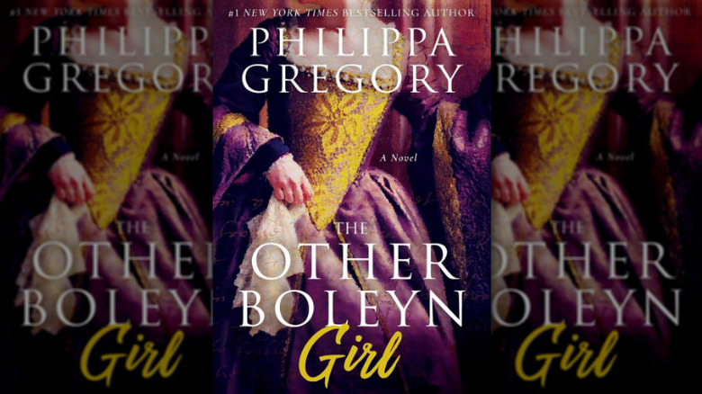 The cover of The Other Boleyn GIrl featuring a woman's torso in an elaborate dress