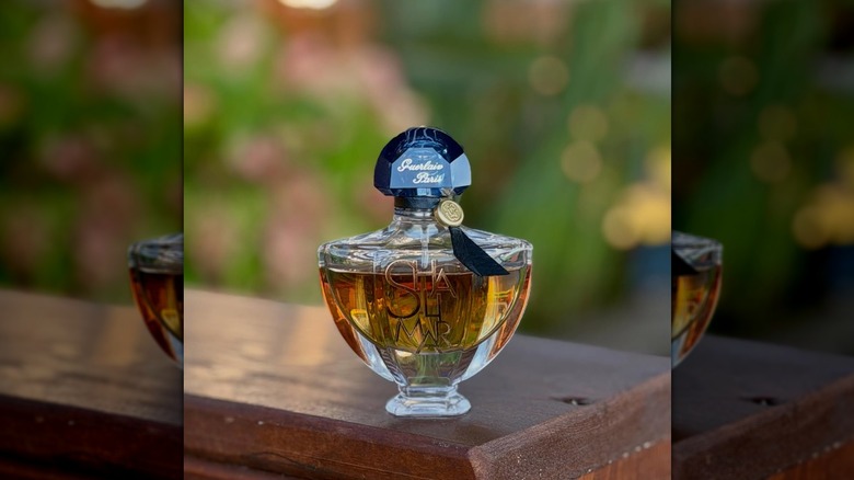 Guerlain's Shalimar L'Essence Intense in a candid shot