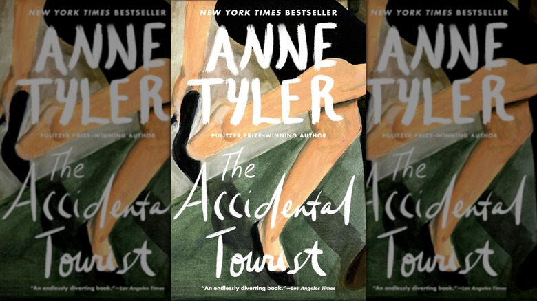 The book cover of "The Accidental Tourist" by Anne Tyler