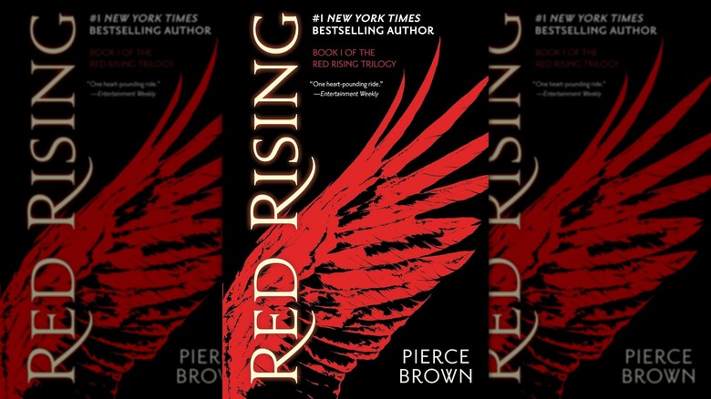 The book cover of "Red Rising" by Pierce Brown