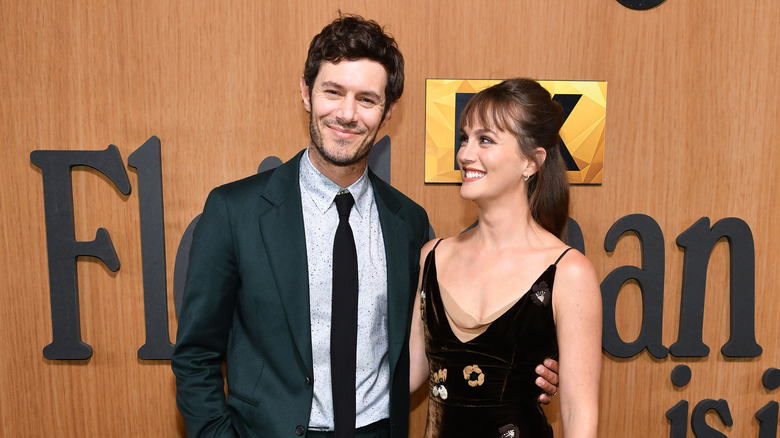 Leighton Meester and Adam Brody at the Screen Actors Guild Awards