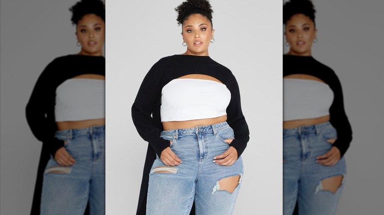 Jeans and top