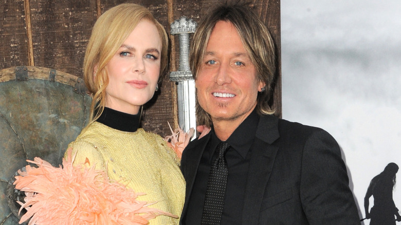Nicole Kidman standing with Keith Urban