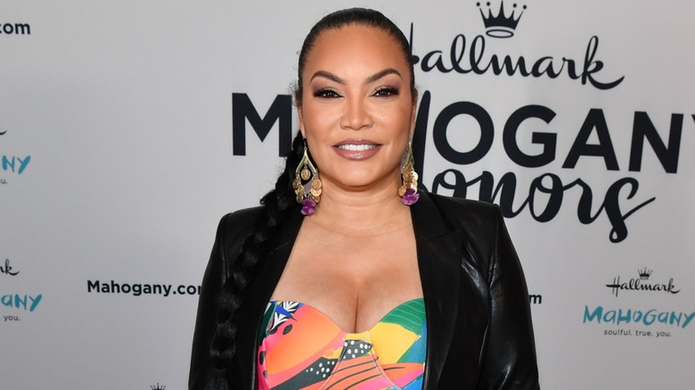 Egypt Sherrod posing on the red carpet