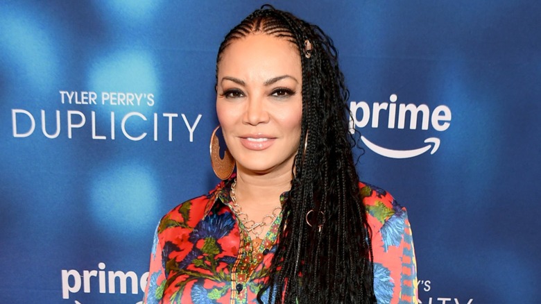 Egypt Sherrod posing on the red carpet