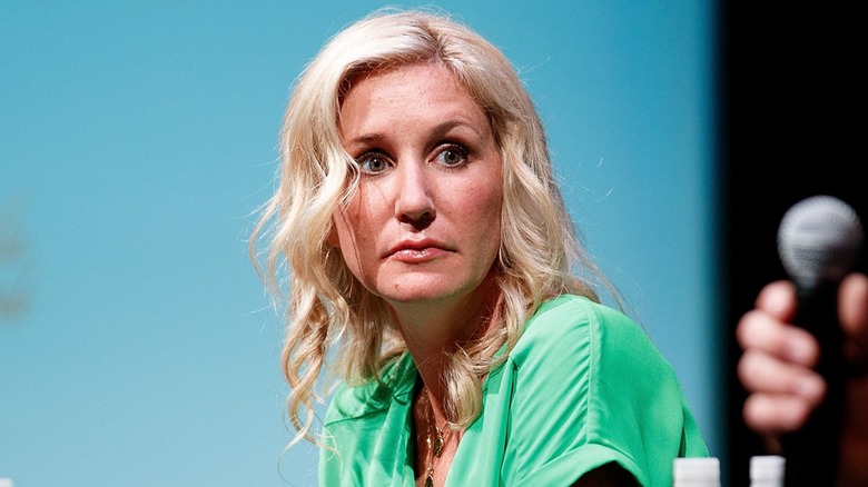 Jenny Marrs with a neutral expression during an event