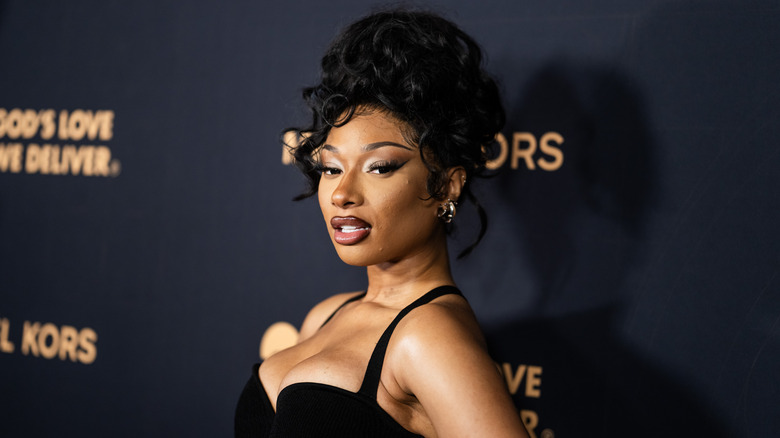 Megan Thee Stallion at God's Love We Deliver Golden Heart Awards at Cathedral of St. John the Divine in October 2024